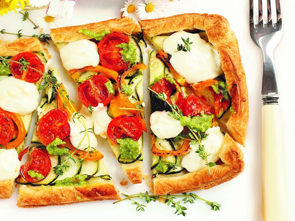 Focaccia Tricolore Focaccia Tricolore