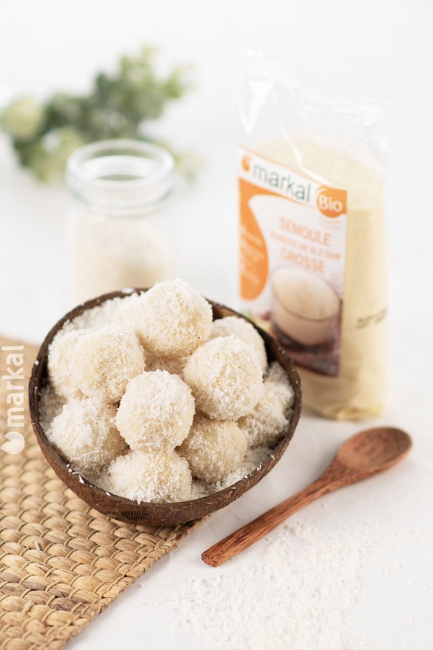 Boules à la noix de coco par Markal Boules à la noix de coco par Markal